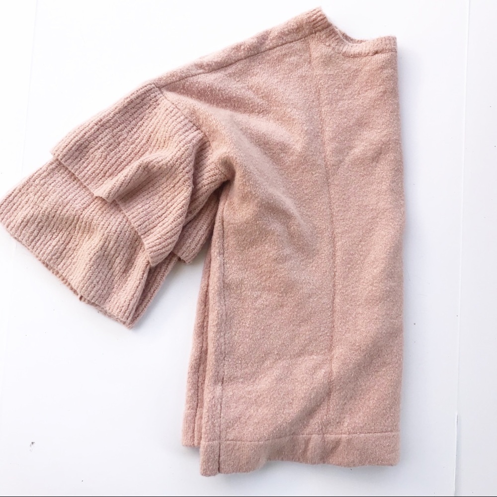 French Connection Sweater Bell Sleeve Medium